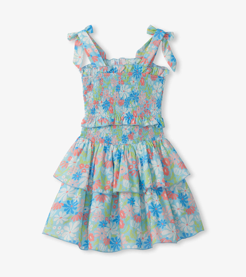Girls Whimsical Flowers Smocked Angel Dress | Hatley Onsale Girls