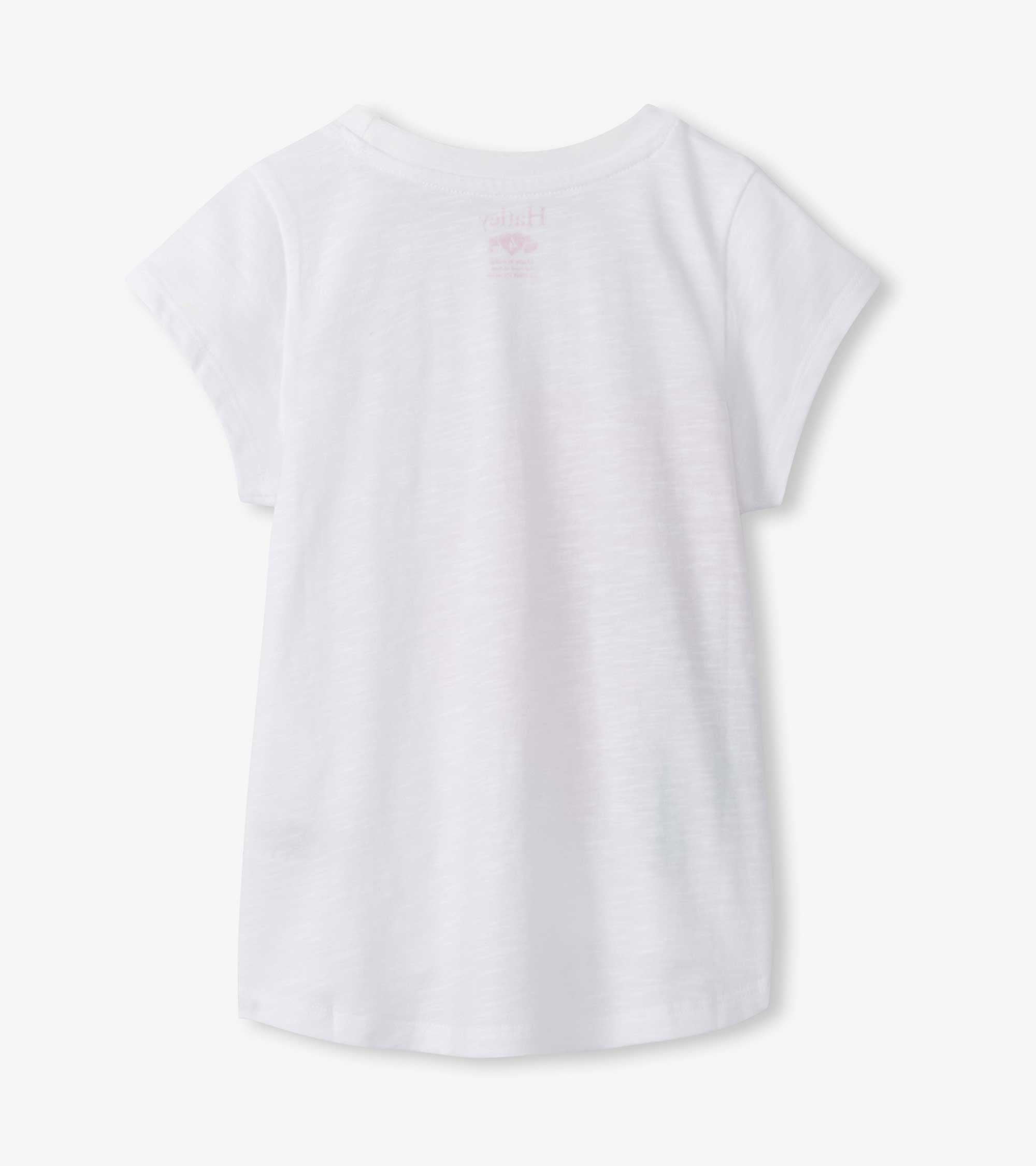 Girls Hibiscus Tie Front T-Shirt | Hatley
