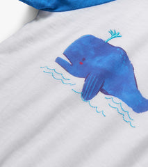 Baby & Toddler Boys Spouting Whale Raglan T-Shirt | Hatley Outlet Baby & Toddler