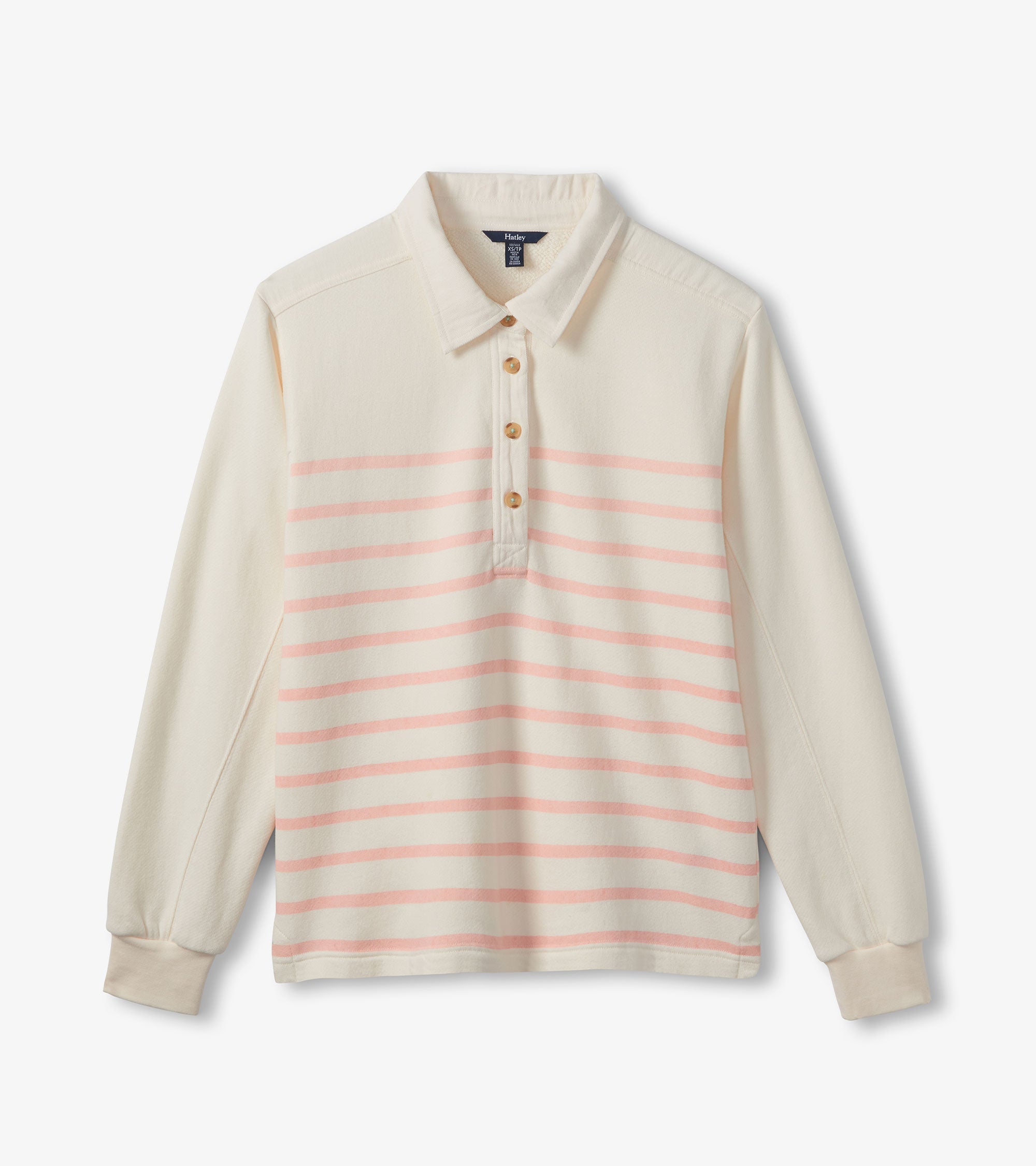Coco Polo Top - Pink Stripes | Hatley Women