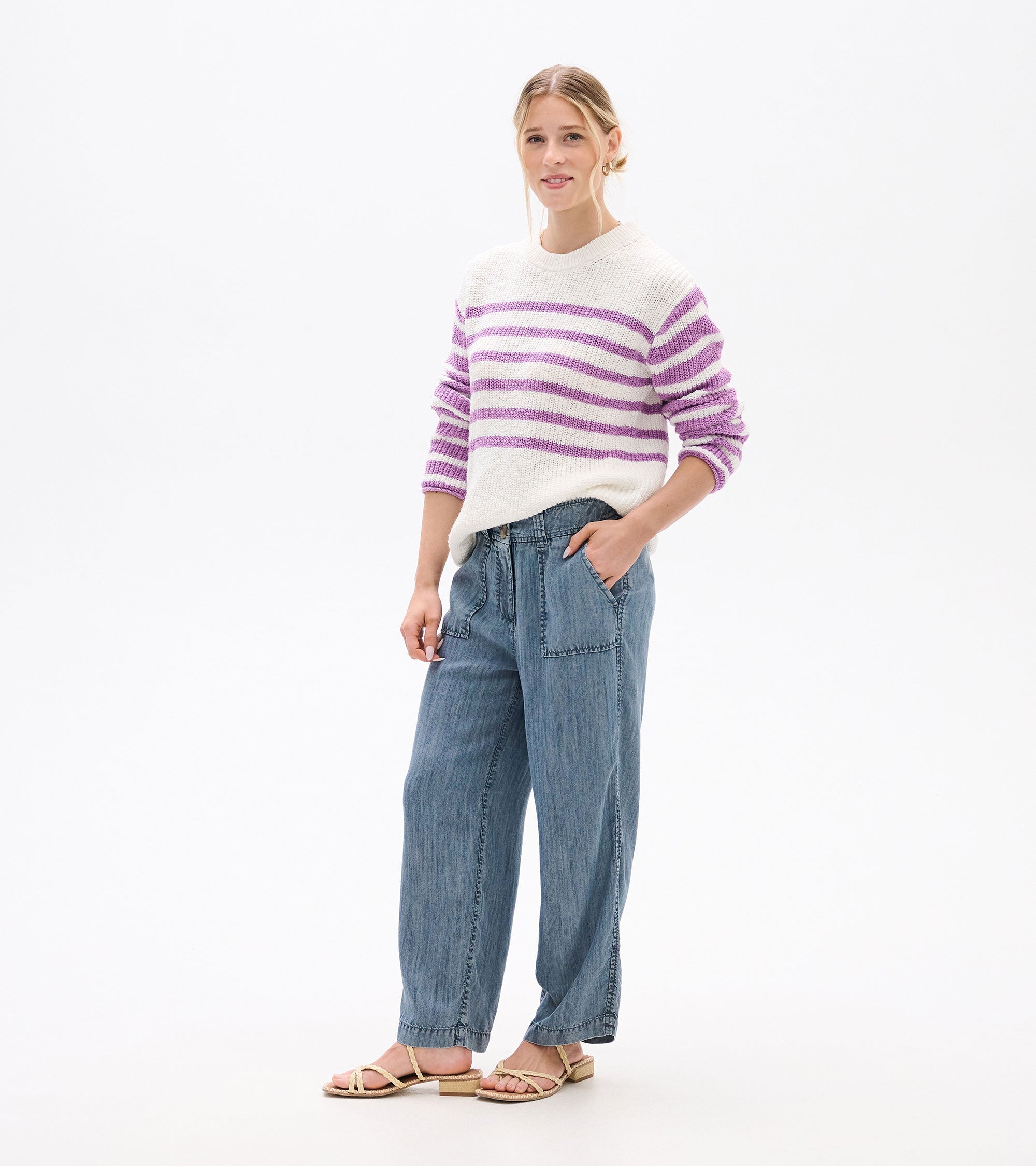Athena Sweater - English Lavender | Hatley Onsale Women