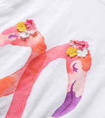 Girls Flamingos Graphic Tee | Hatley Sale Girls