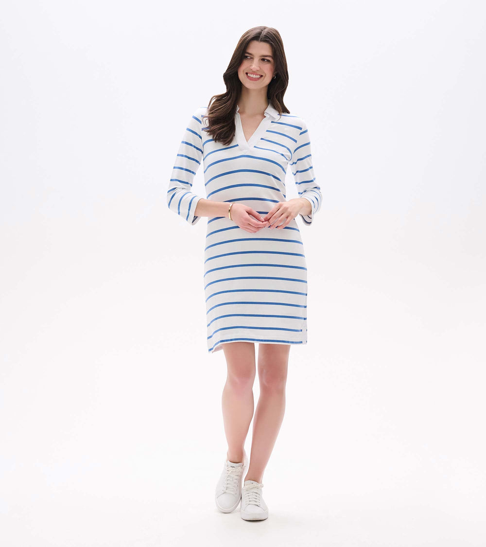 Taylor Dress - Star Sapphire Stripes | Hatley Discount Women