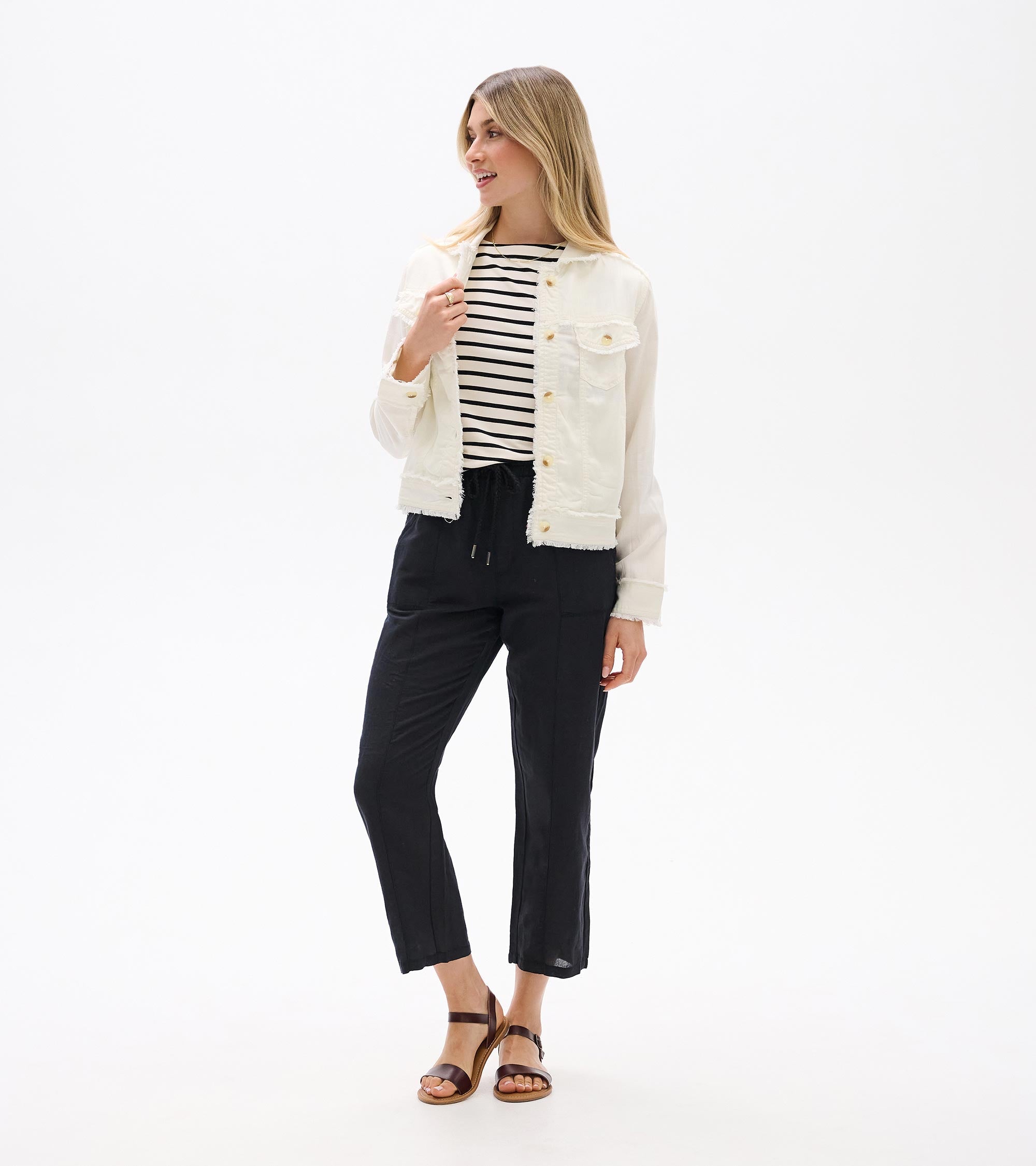 Tencel Jacket - Whisper White | Hatley Sale Women