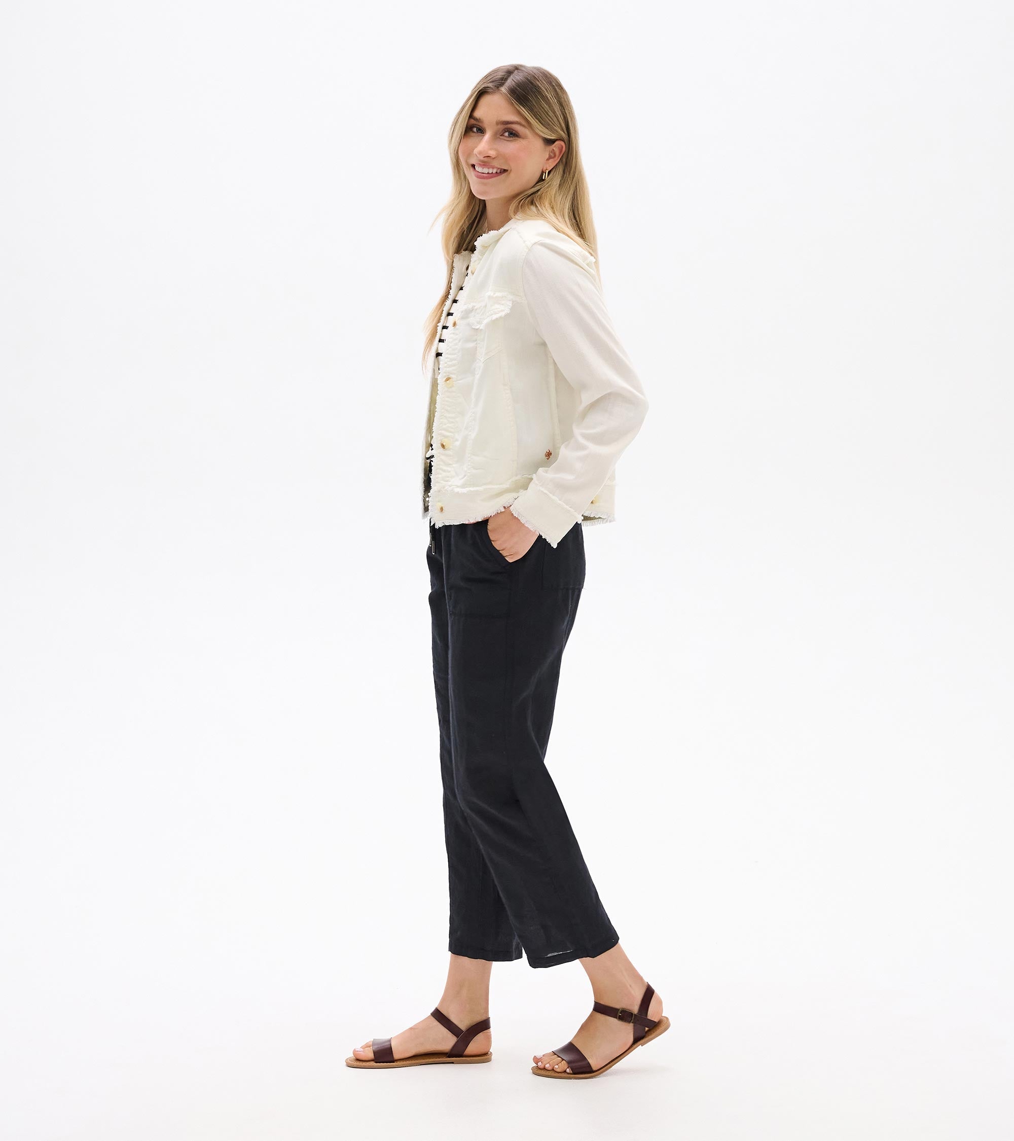 Tencel Jacket - Whisper White | Hatley Sale Women