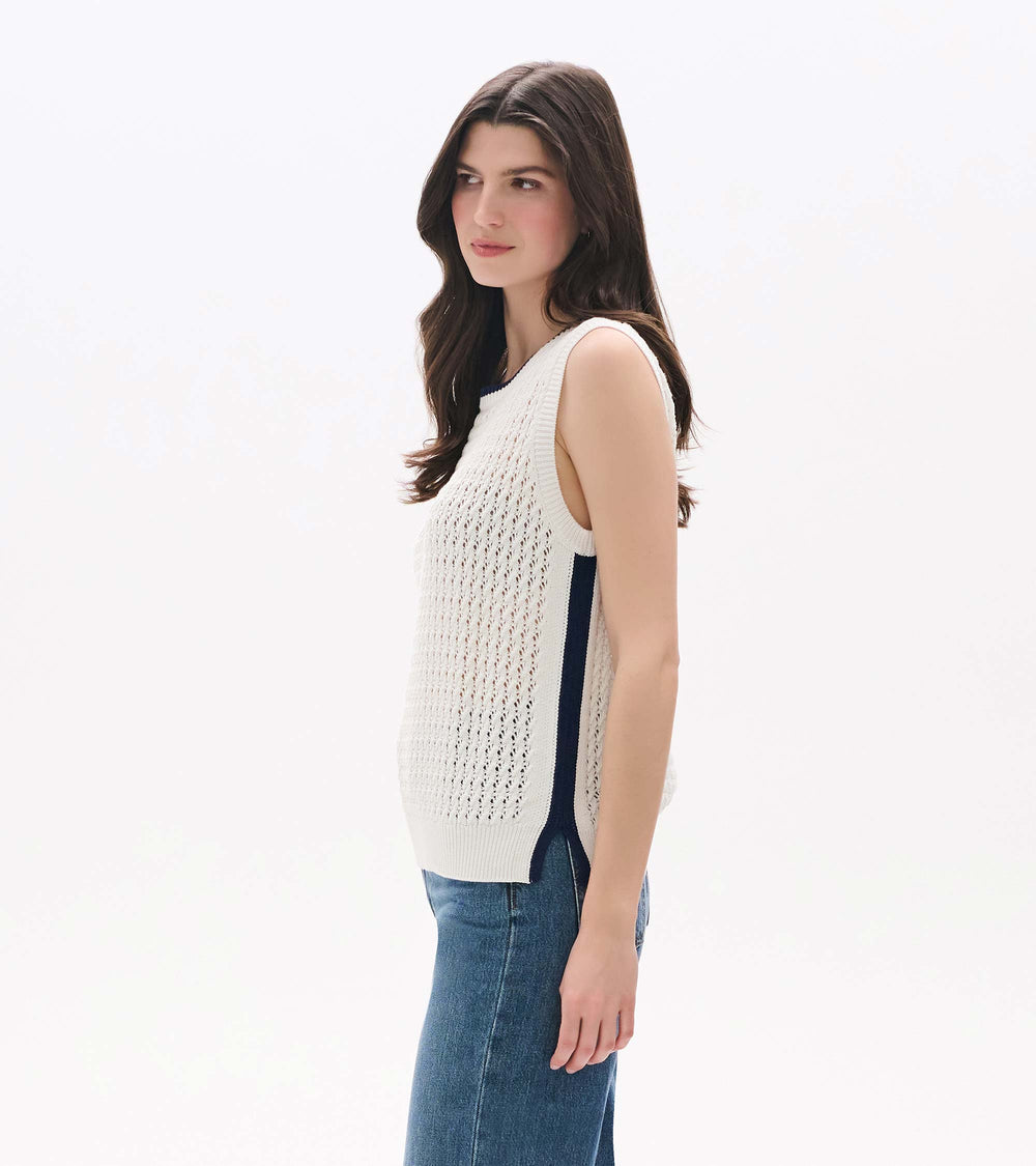 Cruz Knit Tank - White | Hatley
