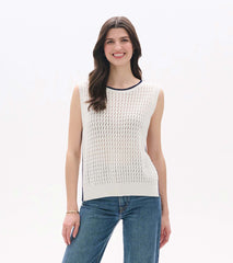 Cruz Knit Tank - White | Hatley
