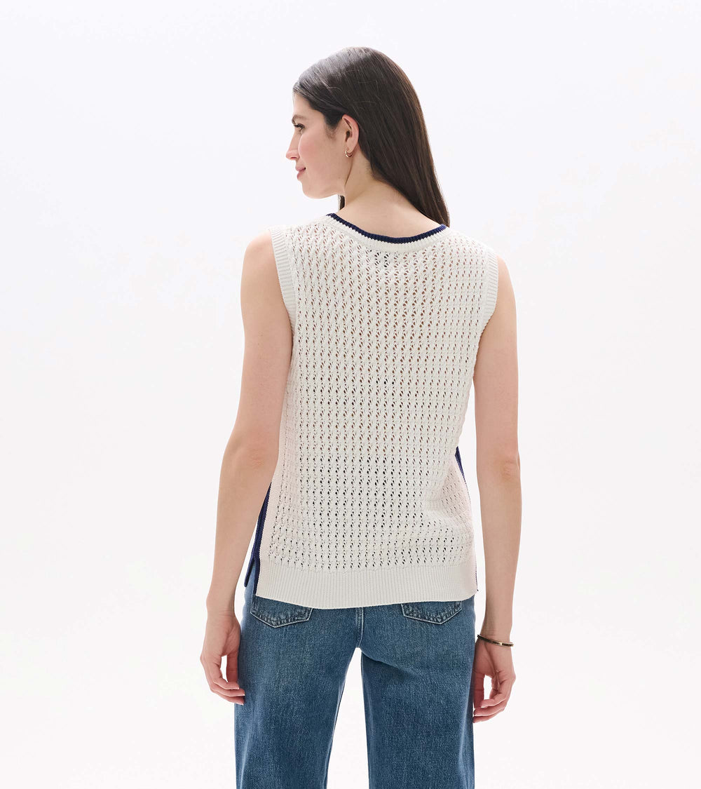 Cruz Knit Tank - White | Hatley
