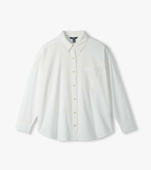 Relaxed Button Down - White | Hatley Discount Women
