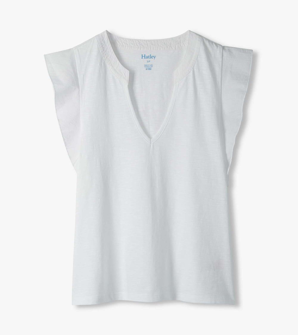Mix Media Tank - White | Hatley For Women