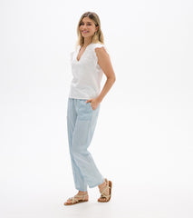 Mix Media Tank - White | Hatley For Women