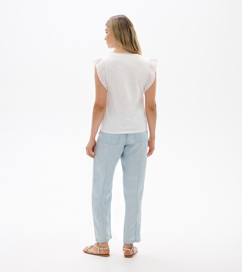 Mix Media Tank - White | Hatley For Women