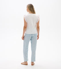 Mix Media Tank - White | Hatley For Women