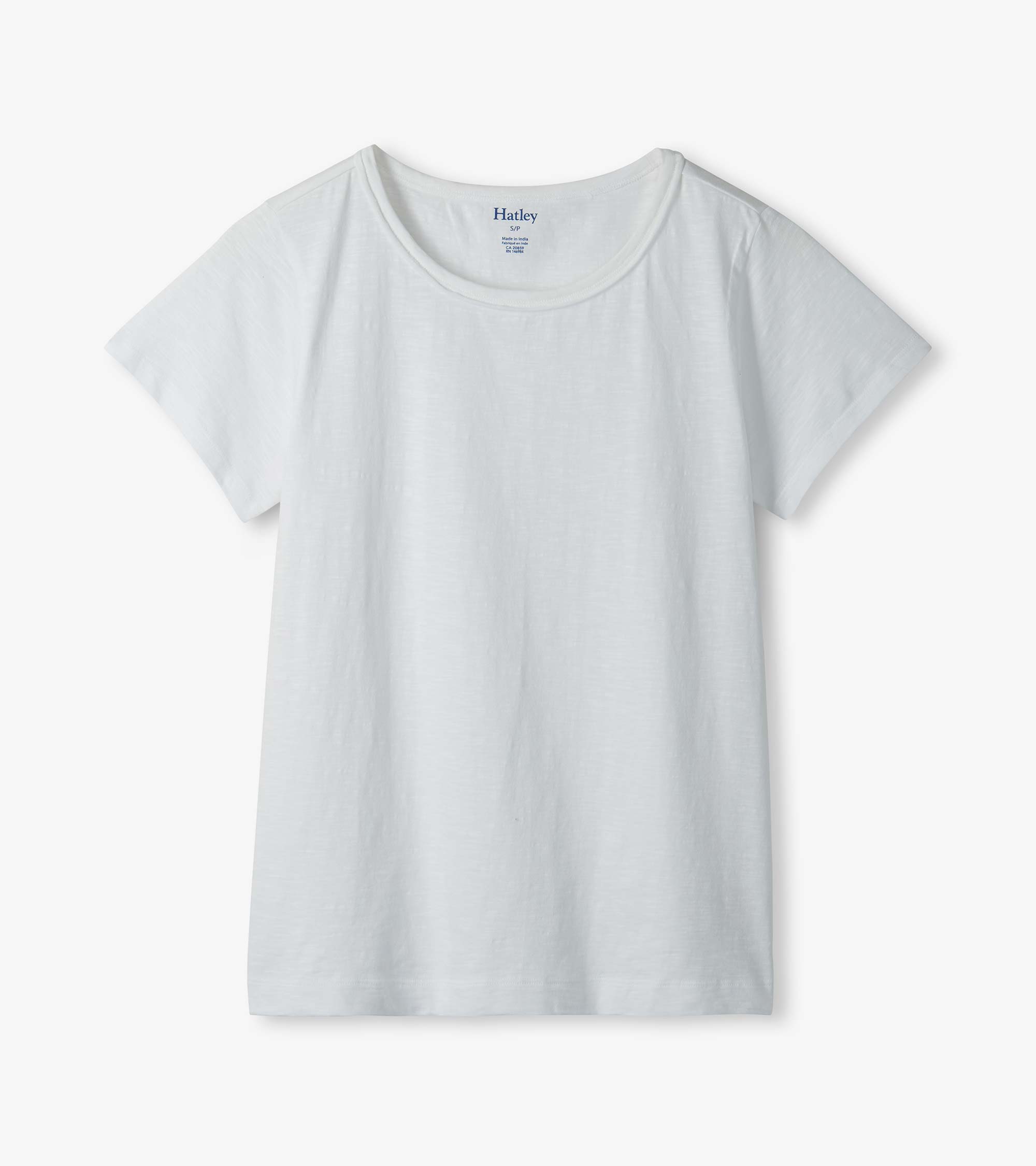 Essential Crew Neck Tee - White | Hatley US Women