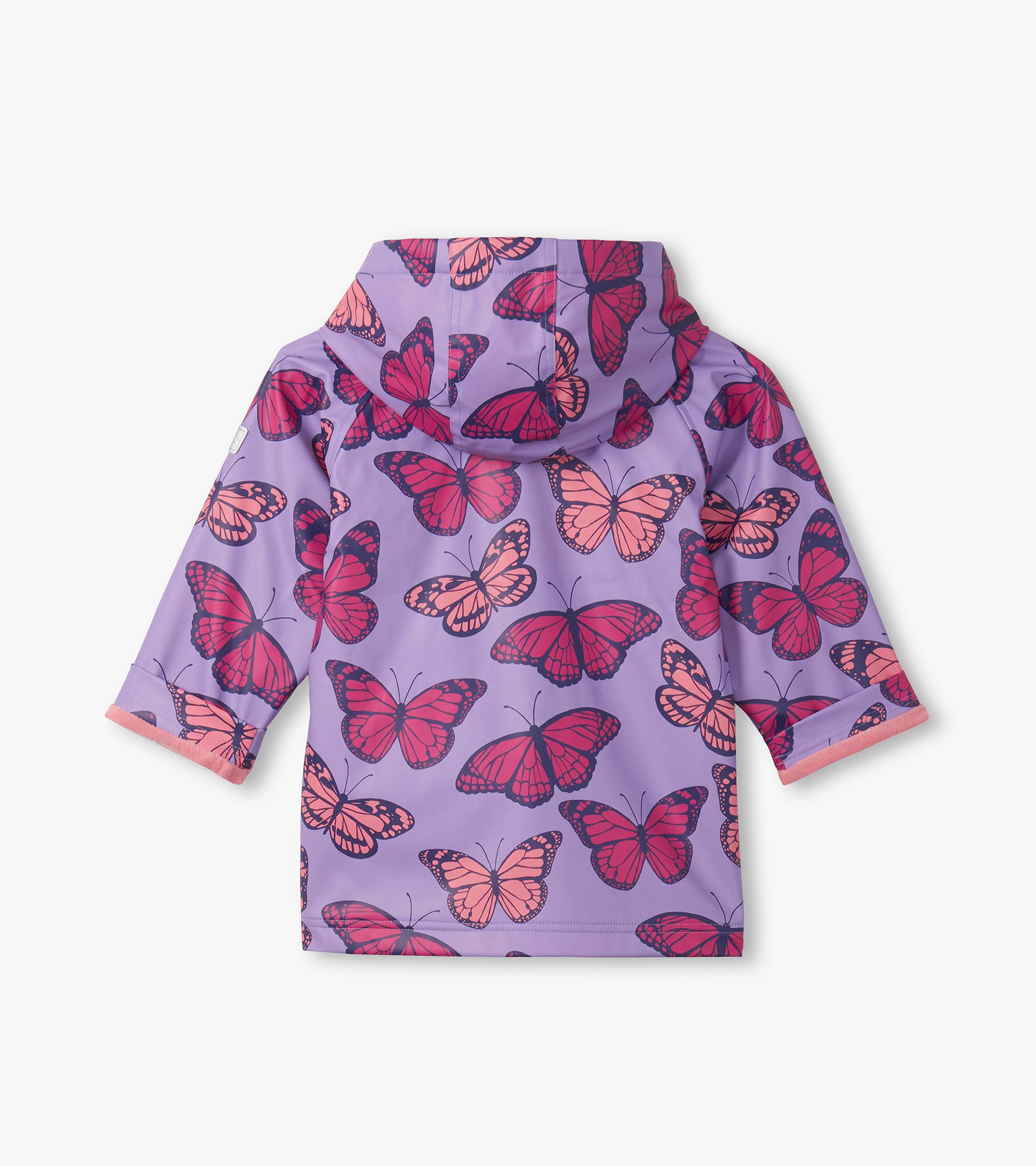 Girls Violet Butterflies Rain Jacket | Hatley Sale Girls