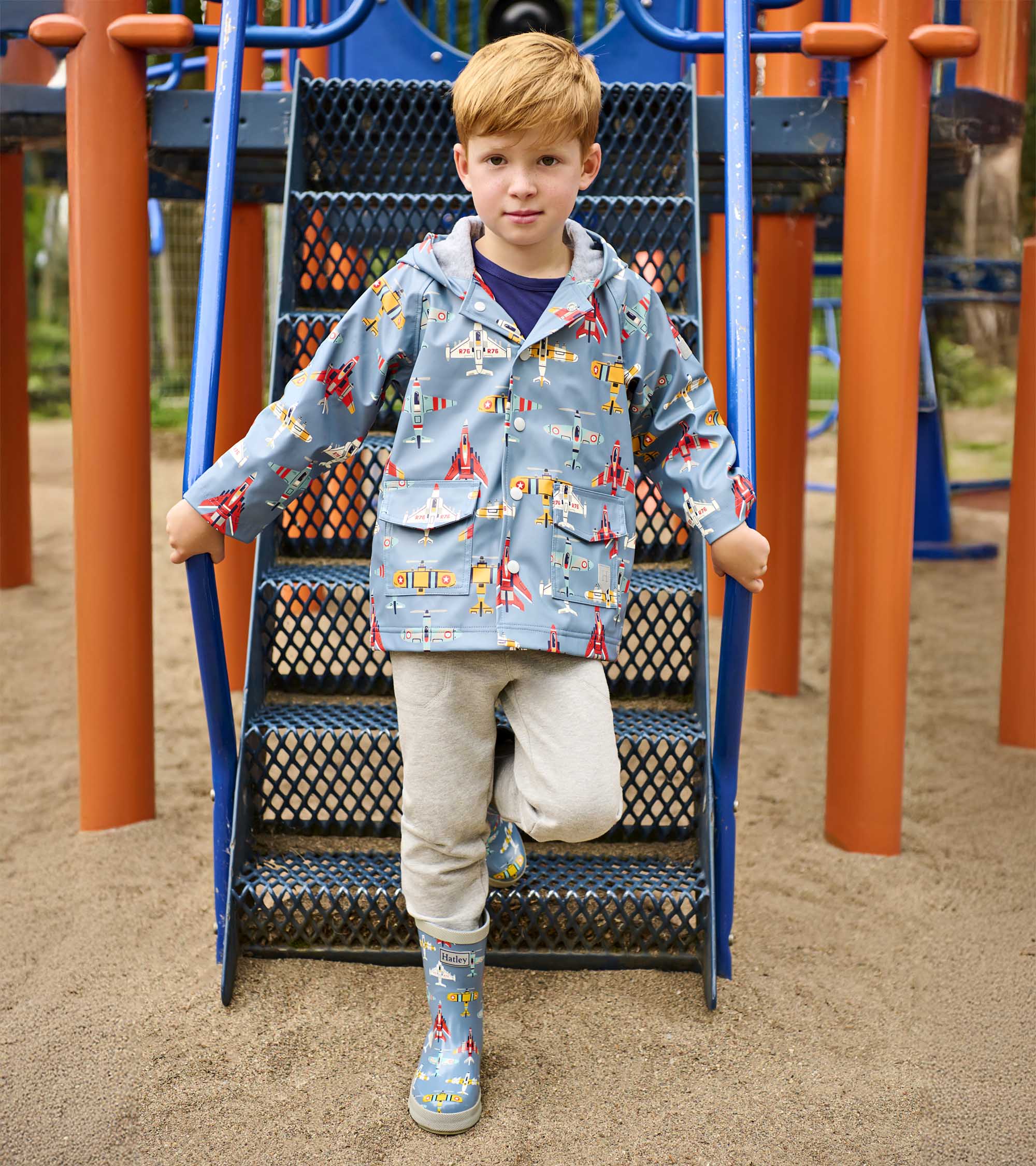 Boys Airplanes Rain Jacket | Hatley Sale Boys