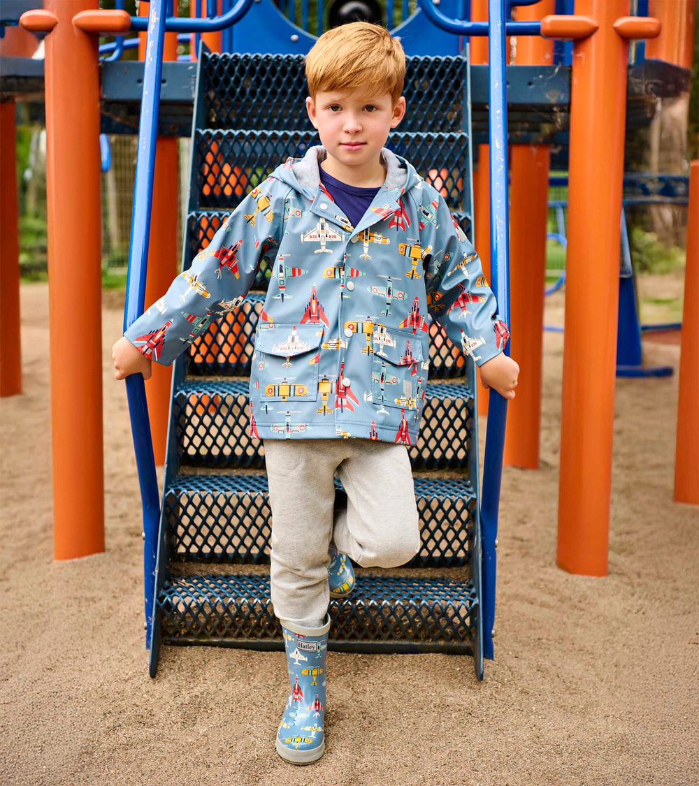 Boys Airplanes Rain Jacket | Hatley Sale Boys