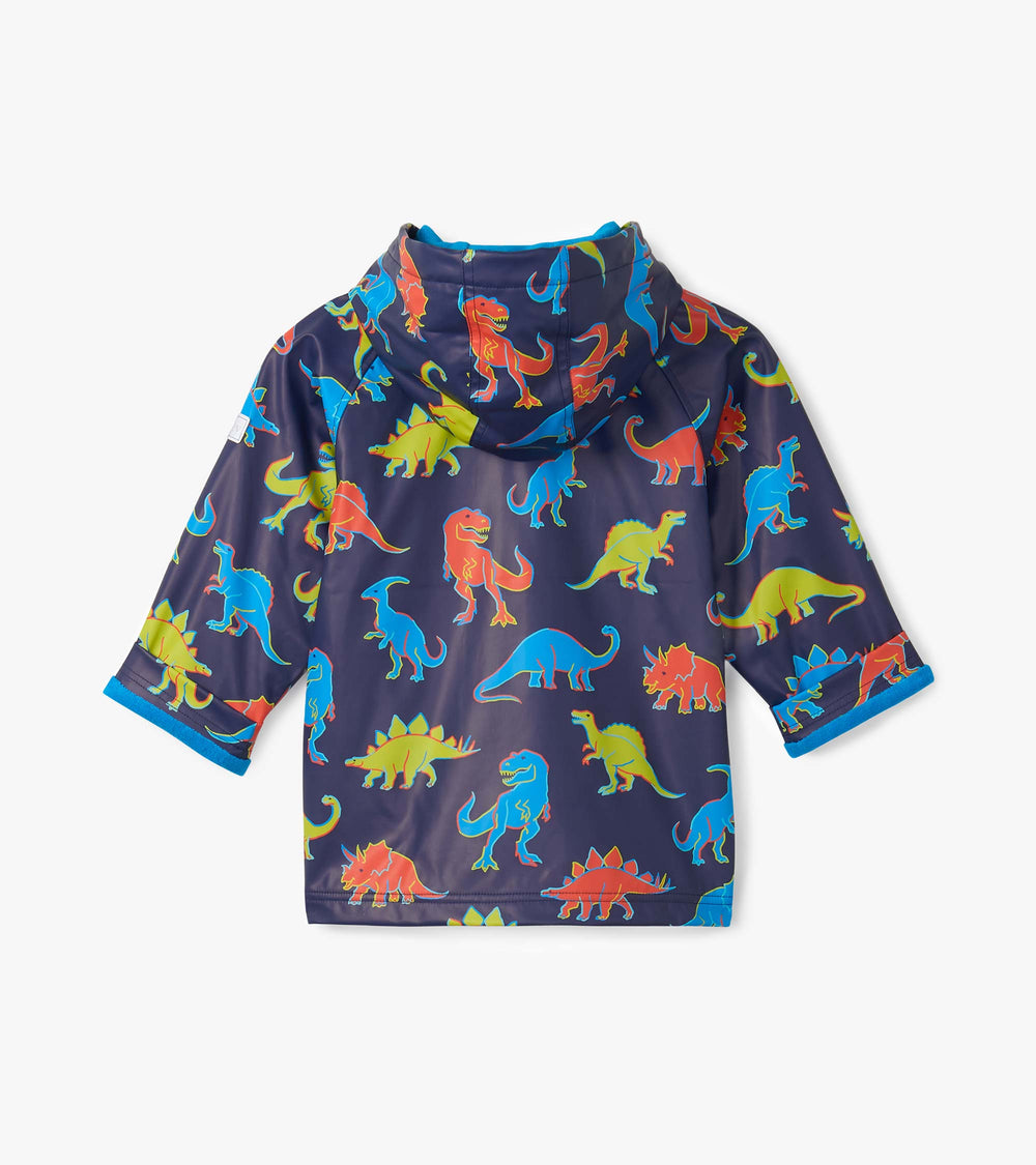 Boys Neon Dinos Rain Jacket | Hatley For Boys
