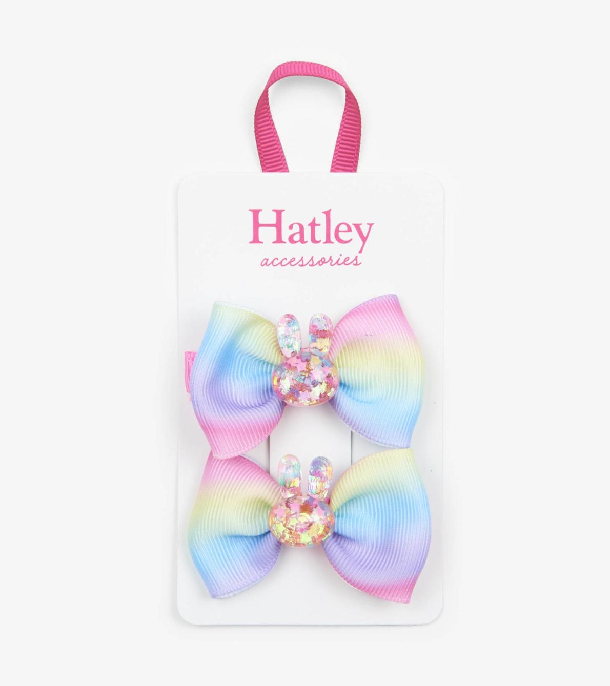 Hatley Accessories | Girls Glitter Bunnies Hair Clips