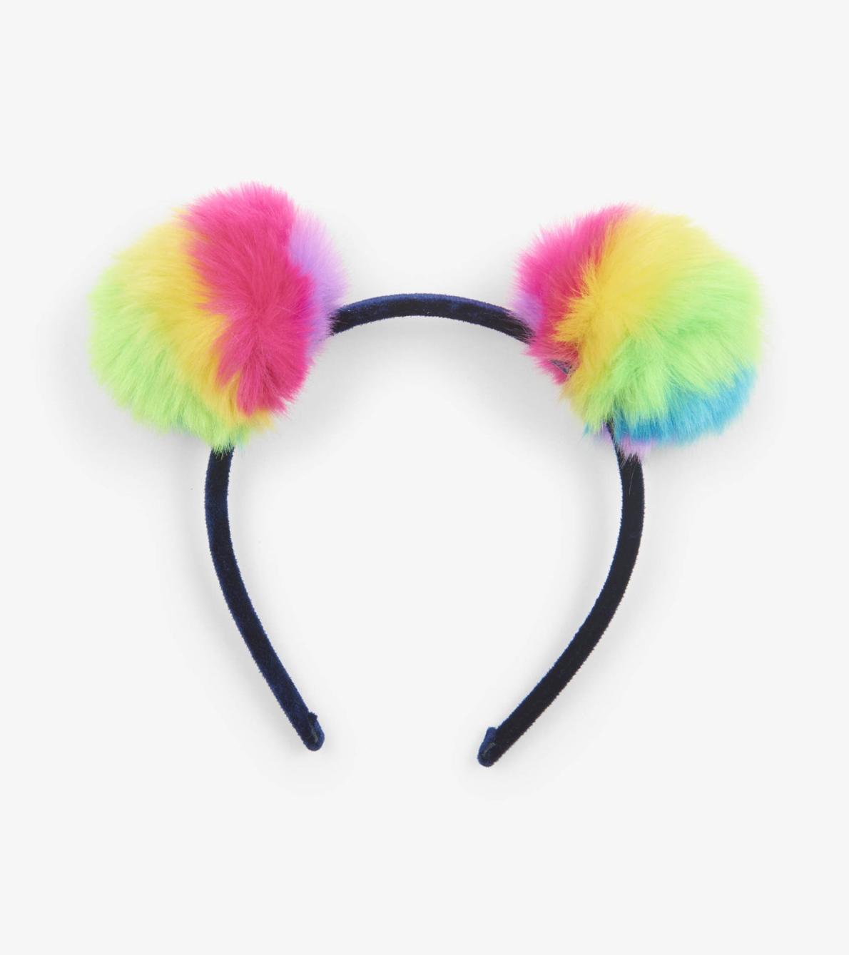 Hatley Accessories | Girls Prismatic Pom Poms Headband