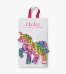 Hatley Accessories | Girls Sparkling Unicorn Large Hair Clip