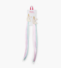 Hatley Accessories | Girls Unicorn 2 Pack Faux Hair Clip In Extensions