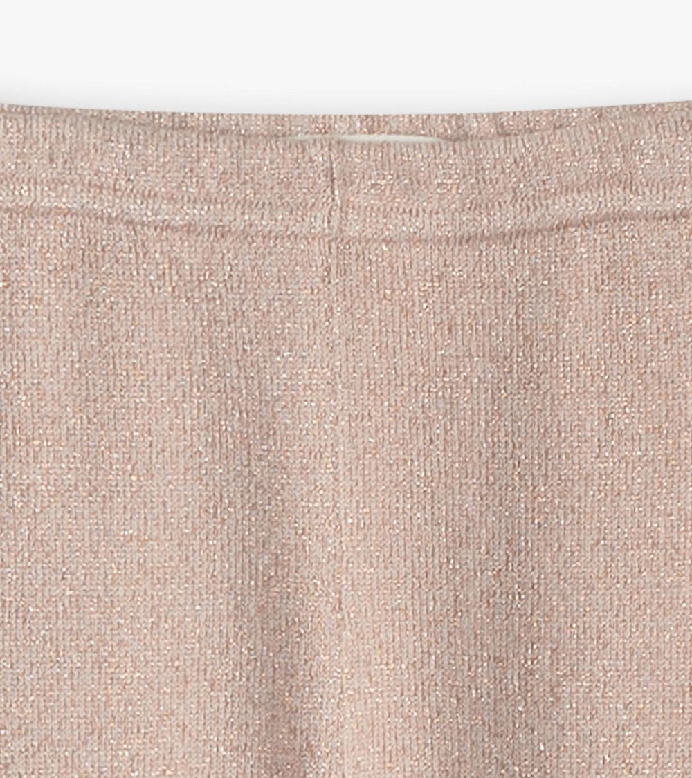 Hatley Bottoms | Baby &amp; Toddler Baby Girls Gold Glitter Cable Knit Leggings