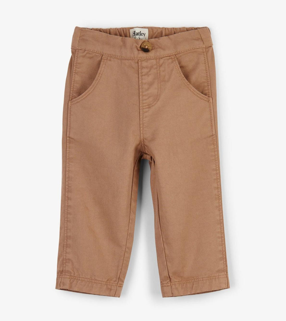 Hatley Bottoms | Baby &amp; Toddler Baby Khaki Twill Pants