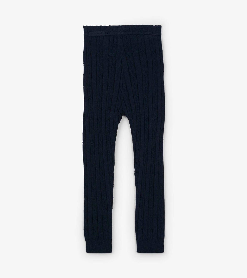 Hatley Bottoms | Baby &amp; Toddler Baby Navy Cable Knit Leggings