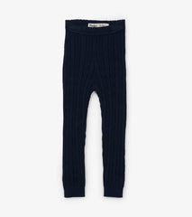 Hatley Bottoms | Baby &amp; Toddler Baby Navy Cable Knit Leggings