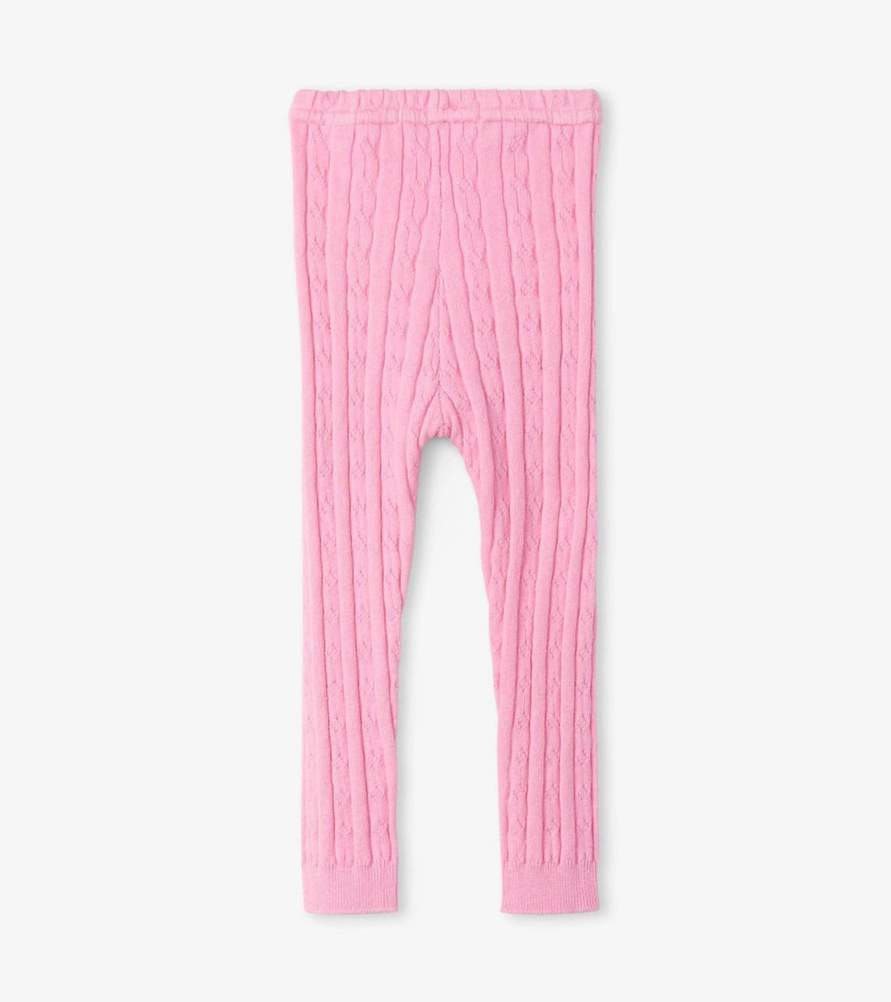 Hatley Bottoms | Baby &amp; Toddler Baby Pink Cable Knit Leggings