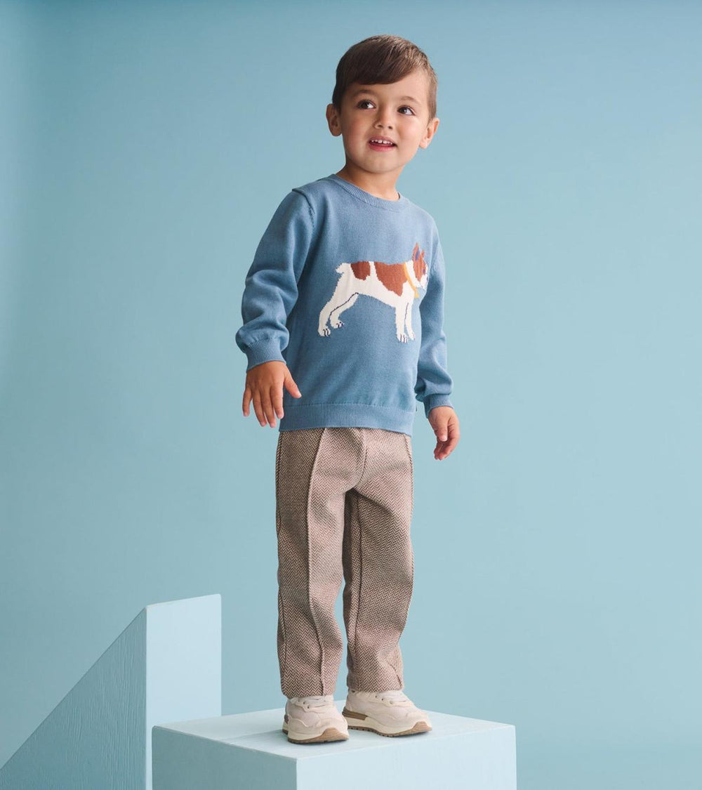 Hatley Bottoms | Baby &amp; Toddler Baby &amp; Toddler Boys Brown Sugar Herringbone Pants