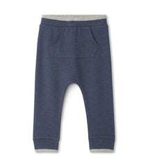 Hatley Bottoms | Baby &amp; Toddler Baby &amp; Toddler Boys Navy Kangaroo Pocket Joggers