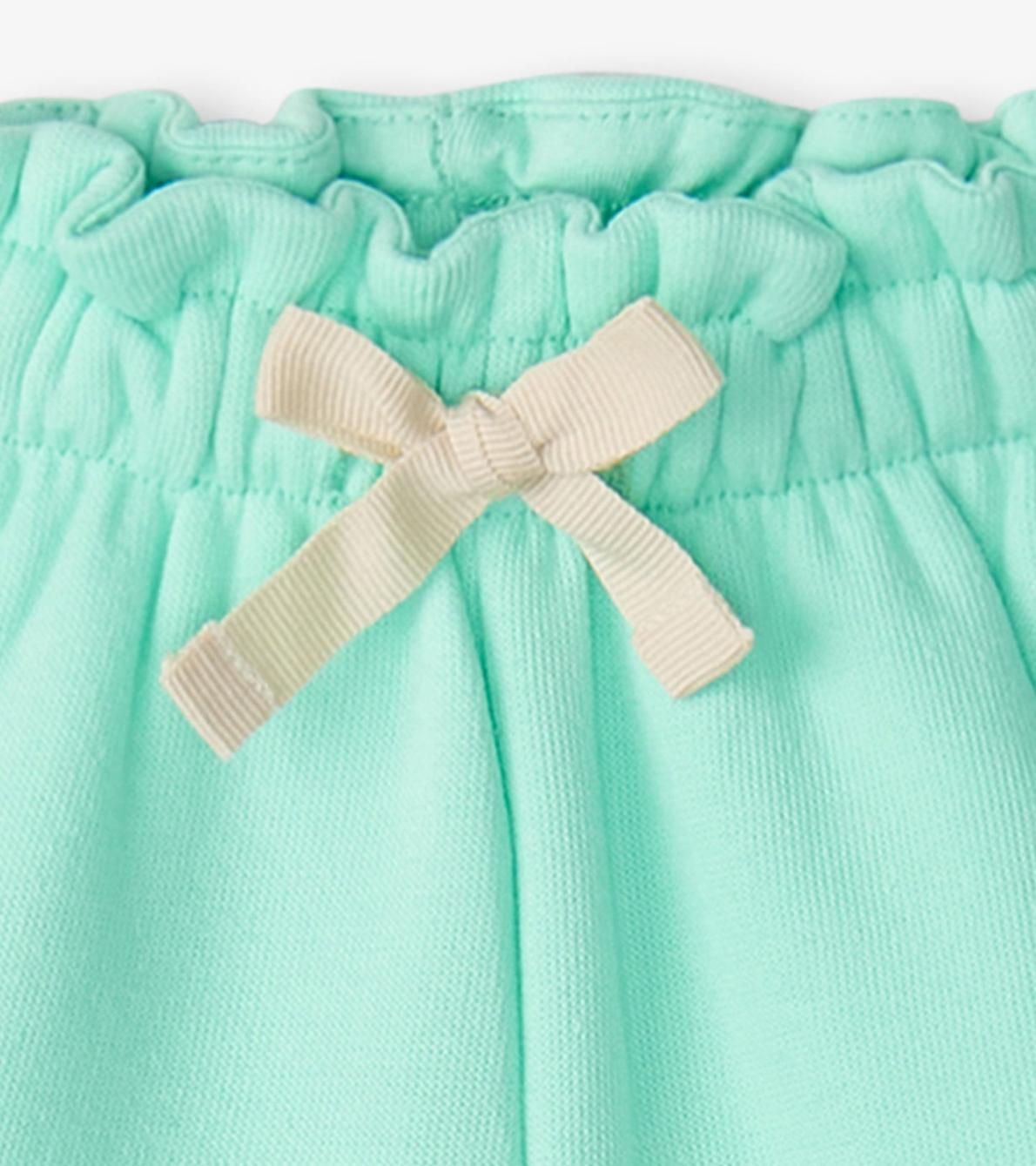 Hatley Bottoms | Baby &amp; Toddler Baby &amp; Toddler Girls Ice Green Paper Bag Shorts