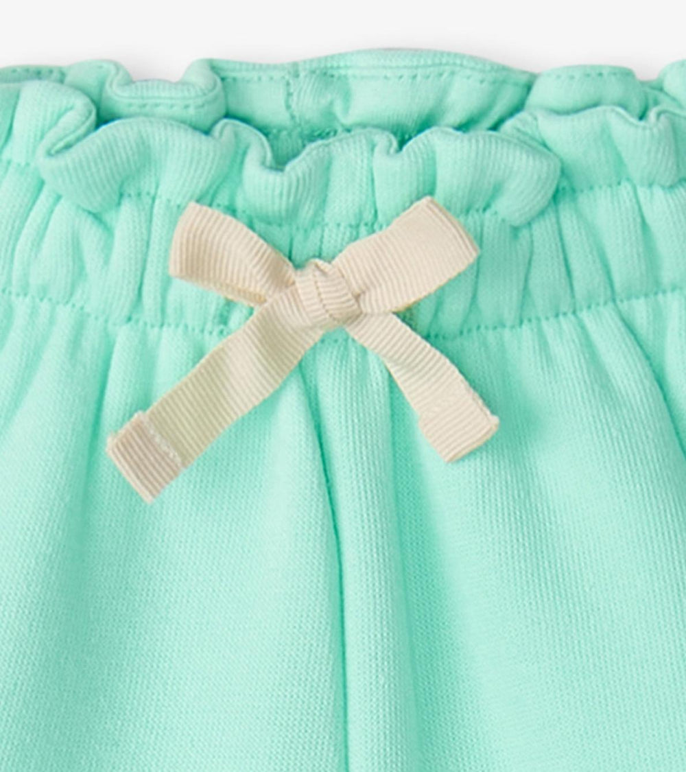 Hatley Bottoms | Baby &amp; Toddler Baby &amp; Toddler Girls Ice Green Paper Bag Shorts