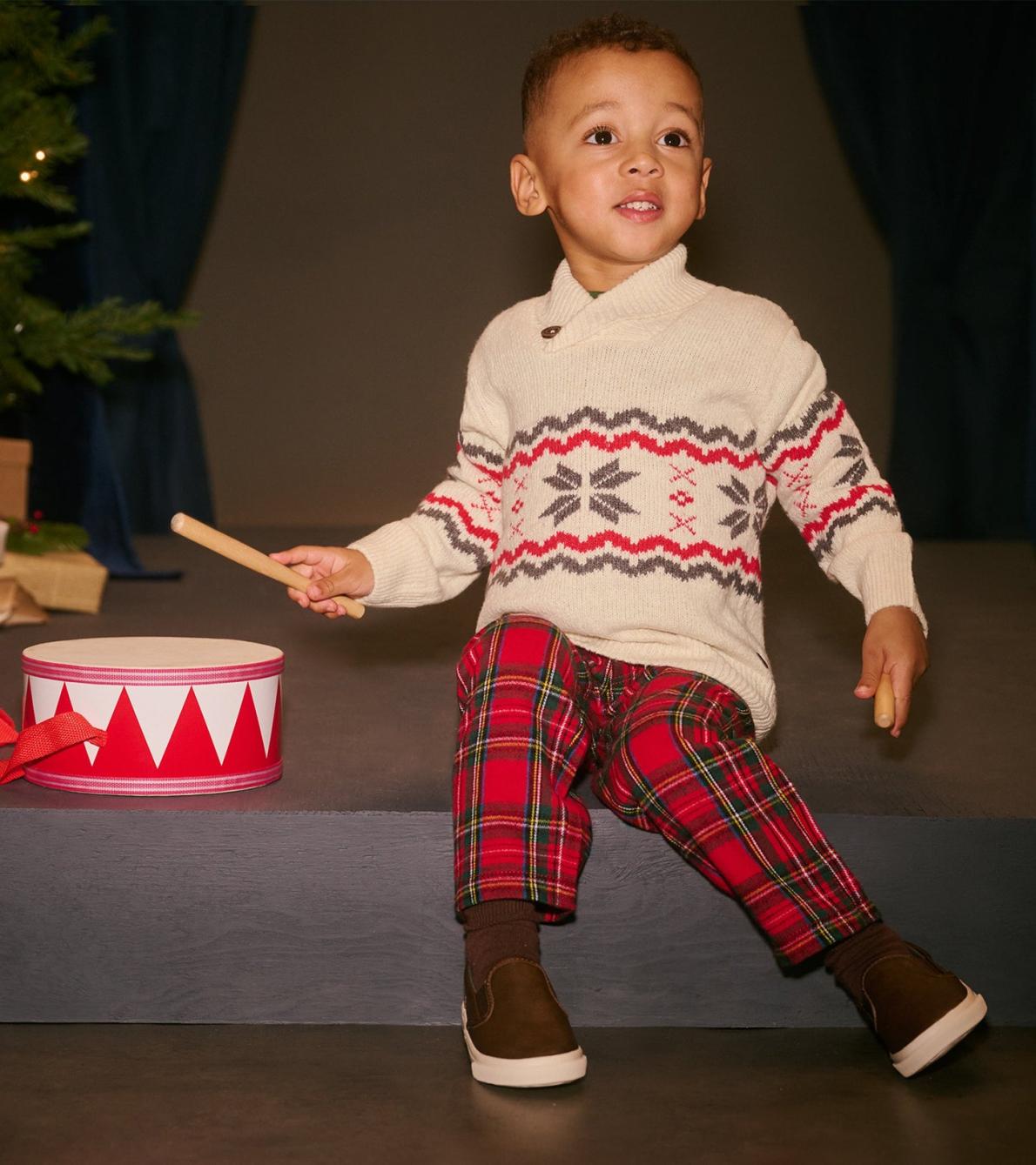 Hatley Bottoms | Baby &amp; Toddler Baby &amp; Toddler Holiday Knit Pullover Sweater