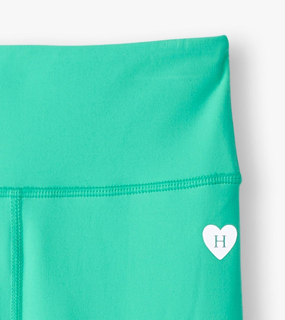 Hatley Bottoms | Girls Girls Aqua Green Active Leggings