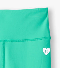 Hatley Bottoms | Girls Girls Aqua Green Active Leggings