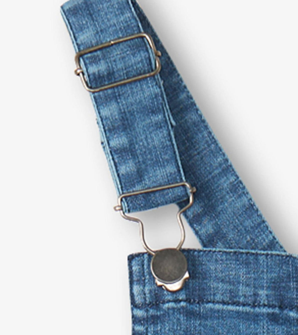 Hatley Bottoms | Girls Girls Denim Stretch Classic Overalls