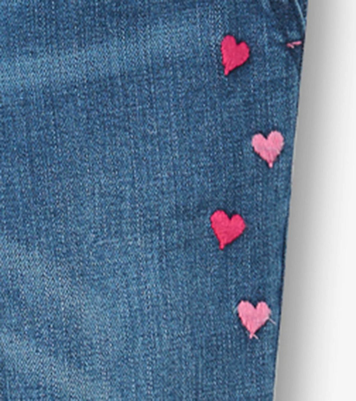 Hatley Bottoms | Girls Girls Denim Stretch Classic Overalls