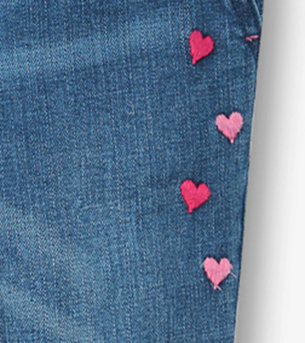 Hatley Bottoms | Girls Girls Denim Stretch Classic Overalls