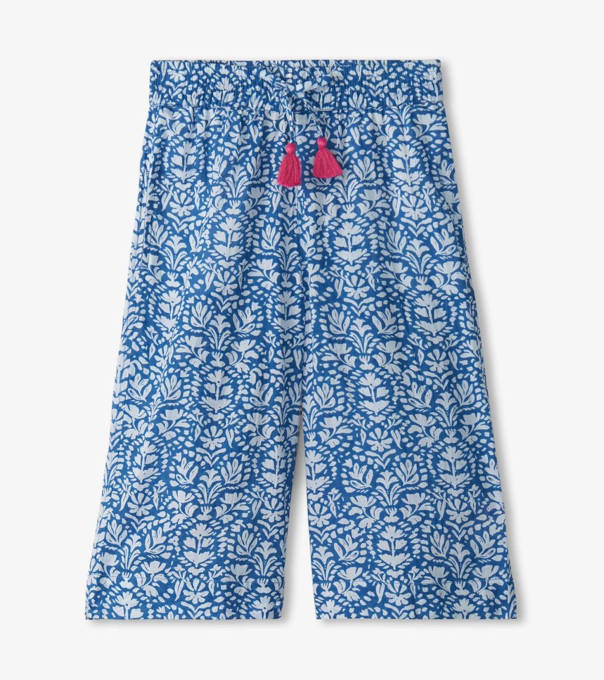Hatley Bottoms | Girls Girls Floral Shibori Cropped Culottes