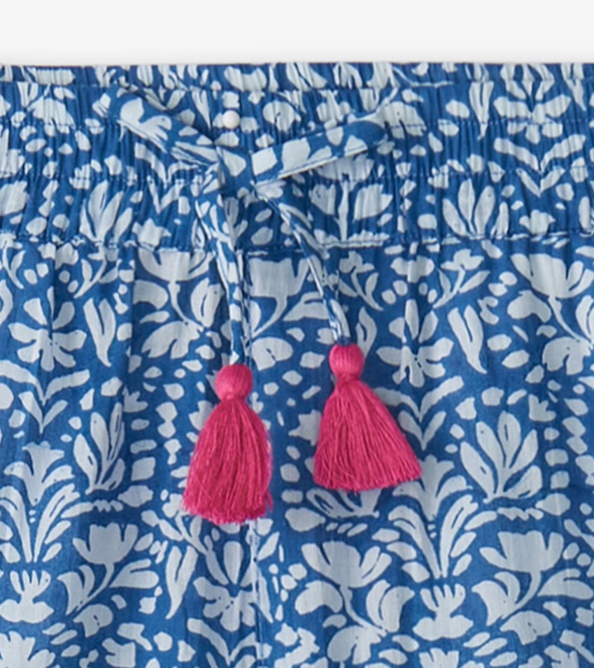 Hatley Bottoms | Girls Girls Floral Shibori Cropped Culottes