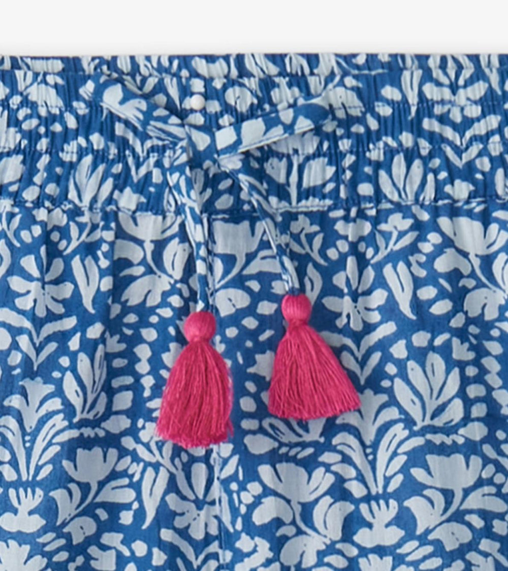 Hatley Bottoms | Girls Girls Floral Shibori Cropped Culottes