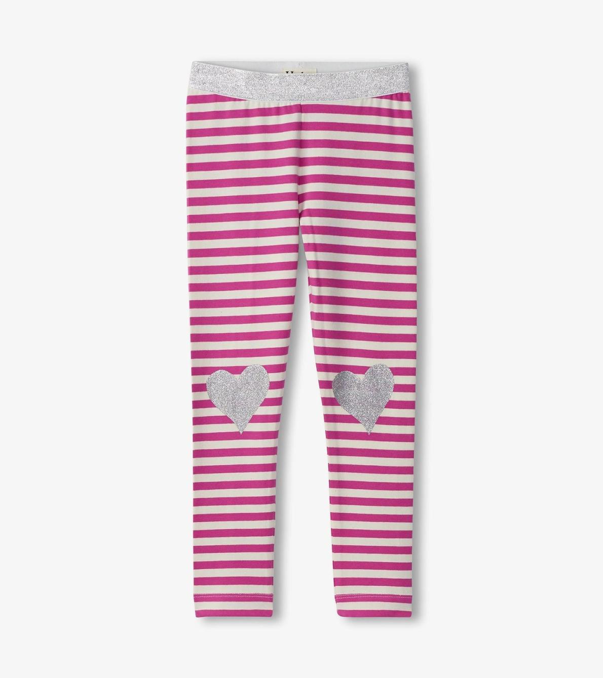 Hatley Bottoms | Girls Girls Fun Hearts Waist Leggings