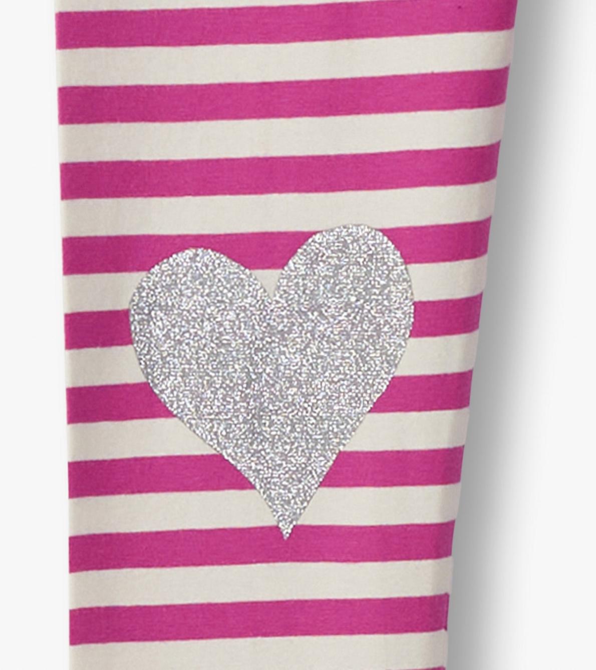 Hatley Bottoms | Girls Girls Fun Hearts Waist Leggings