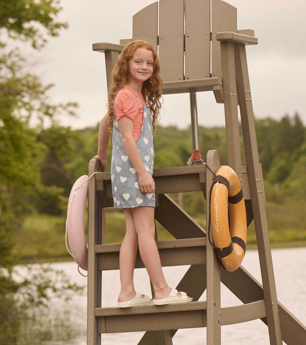 Hatley Bottoms | Girls Girls Hearts Slouchy Overalls