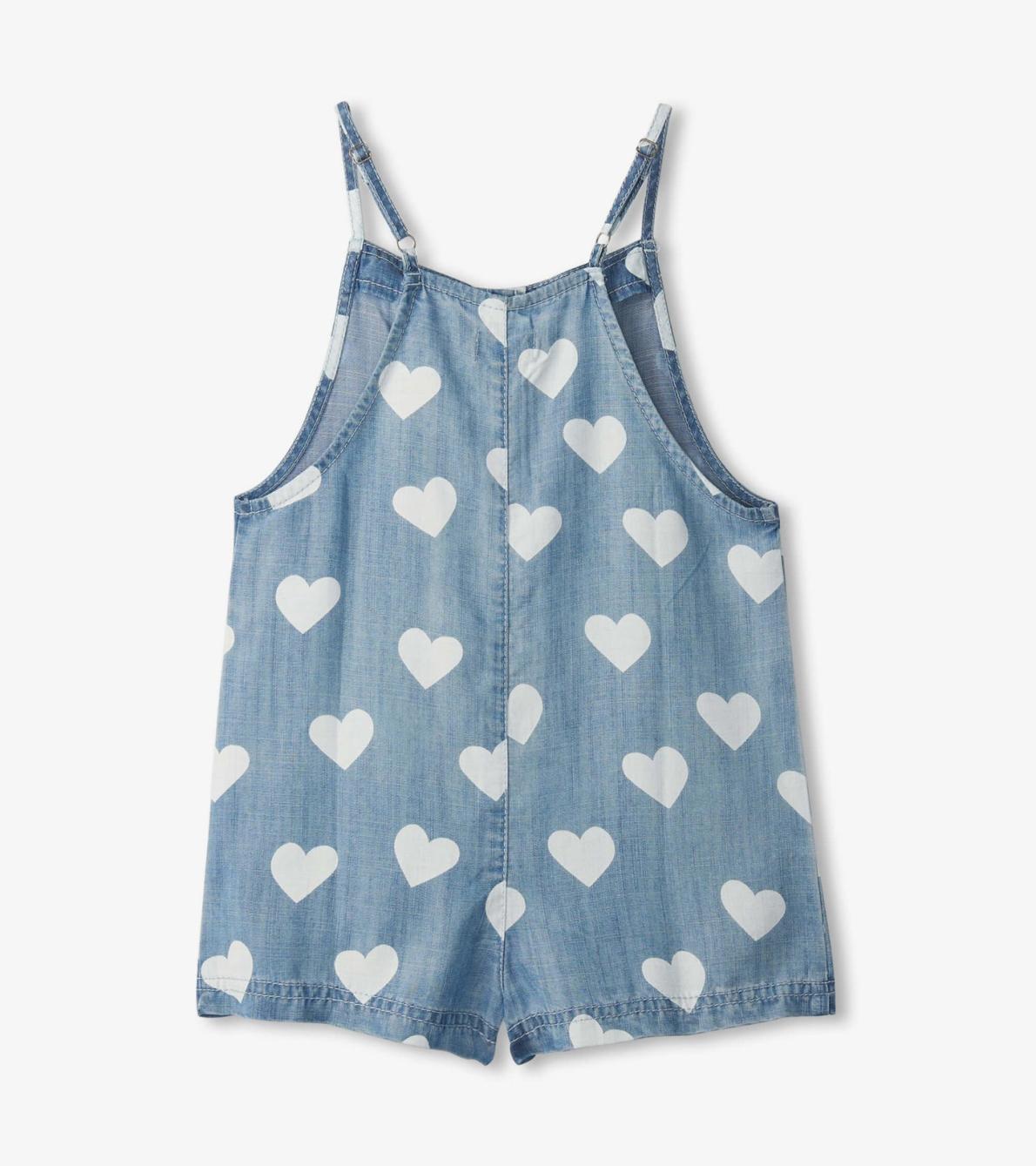 Hatley Bottoms | Girls Girls Hearts Slouchy Overalls