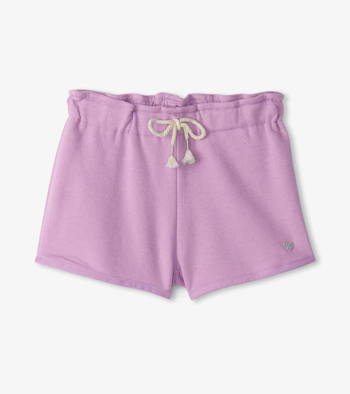 Hatley Bottoms | Girls Girls Lilac Paper Bag Shorts