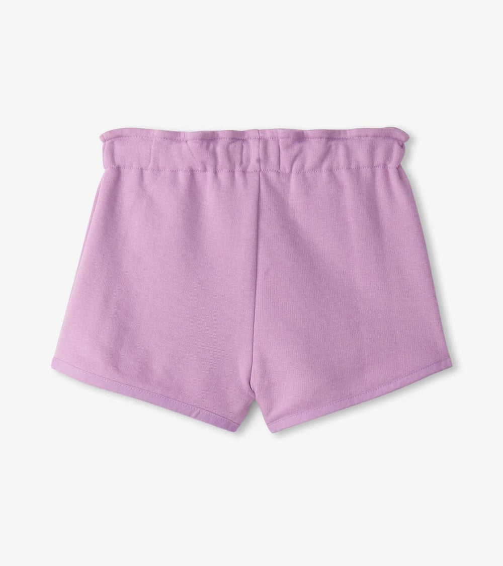 Hatley Bottoms | Girls Girls Lilac Paper Bag Shorts